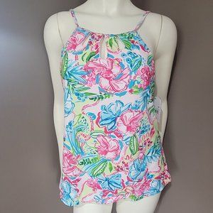 Stella Parker High Neck Tankini Top Size Large